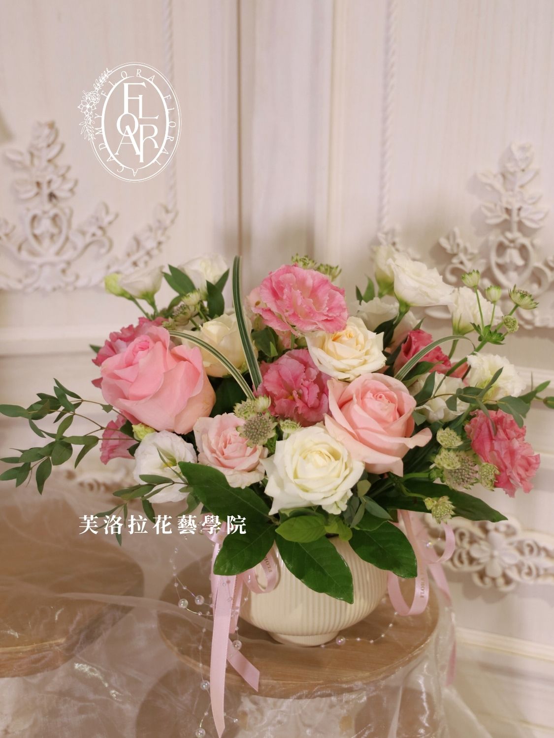 鮮花桌花1 Fresh Table Flower Arrangement (9)
