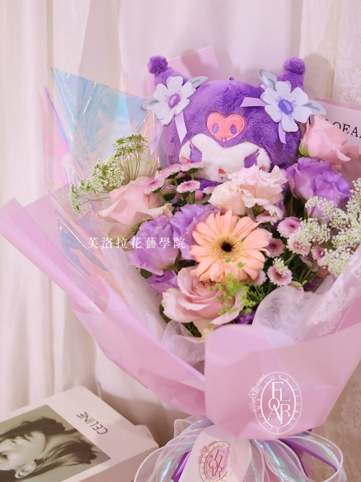 鮮花束|《月光惡作劇》|庫洛米娃娃|畢業客製化款:圖片 4