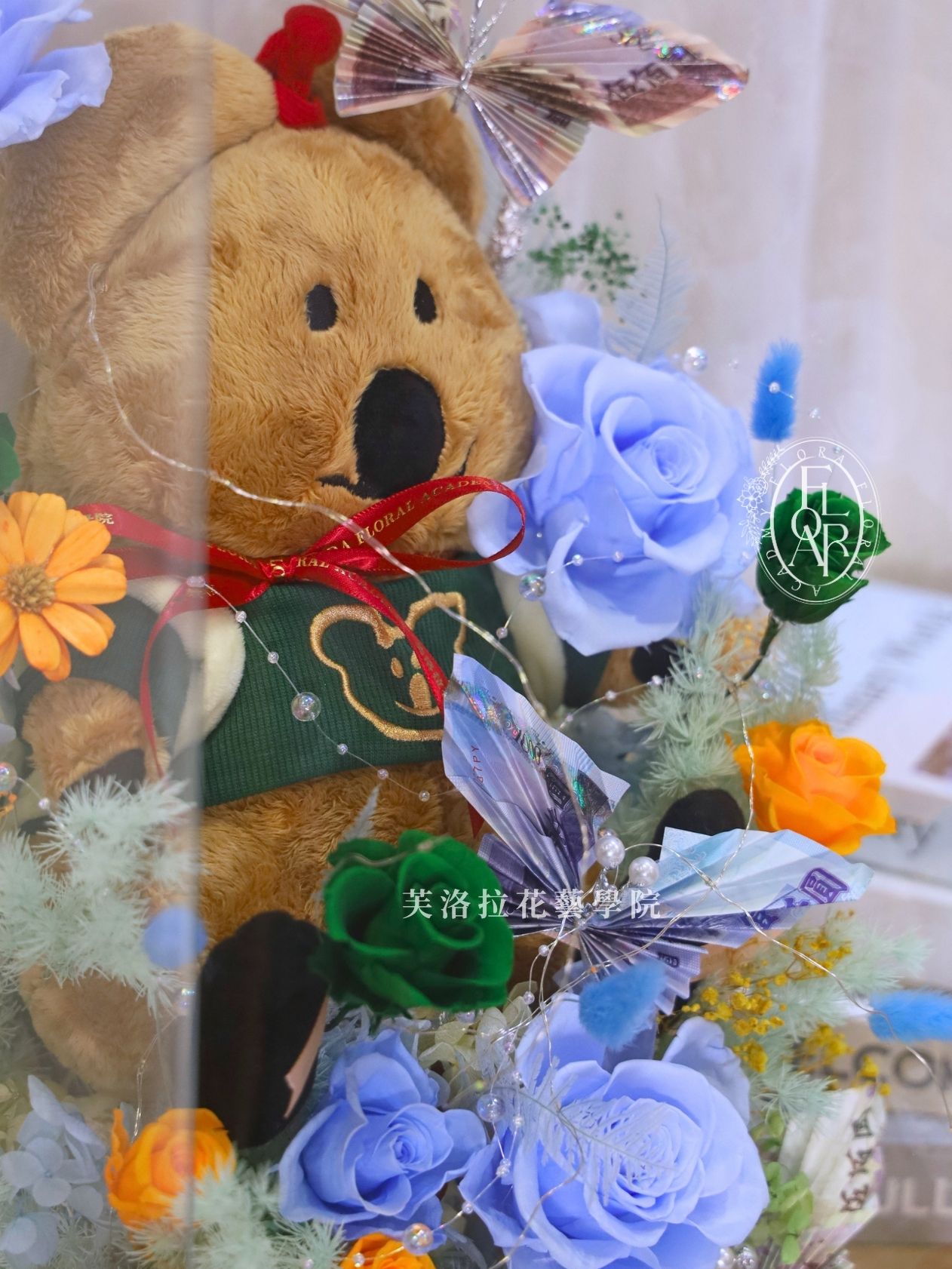 鈔票蝴蝶花|《夢境地圖》|矮袋鼠永生蛋糕盒|客訂製款:圖片 2