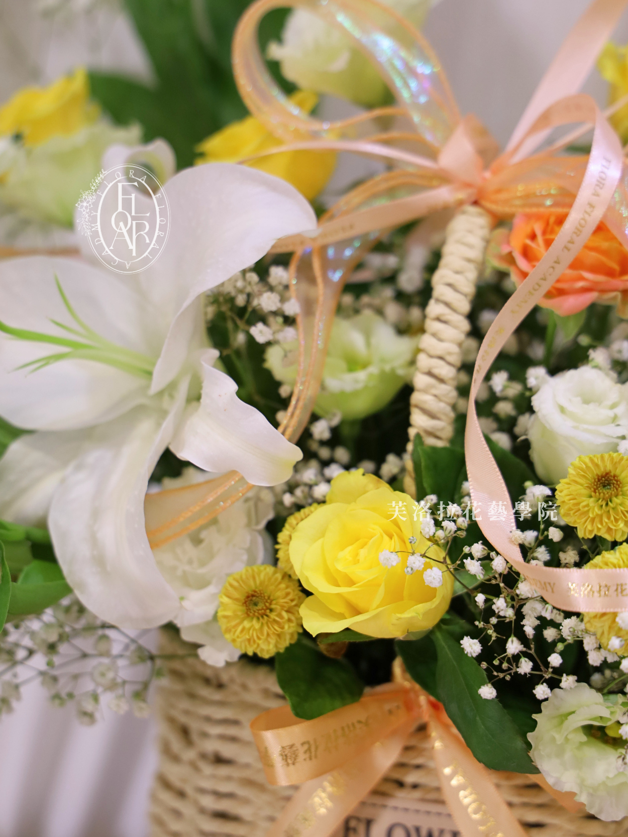 鮮花桌花|《晴園盛景》|黃玫瑰|客製花禮:圖片 5
