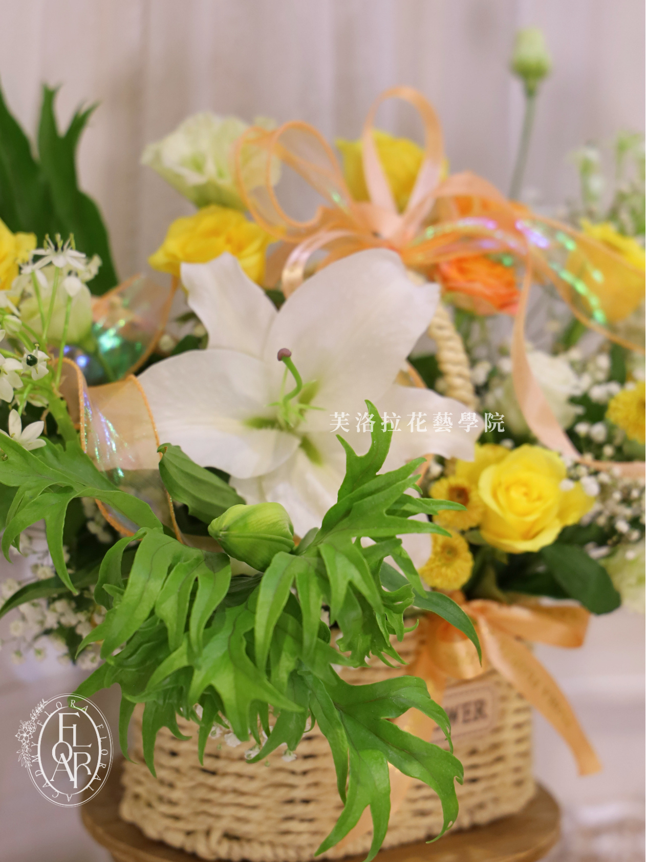鮮花桌花|《晴園盛景》|黃玫瑰|客製花禮:圖片 3