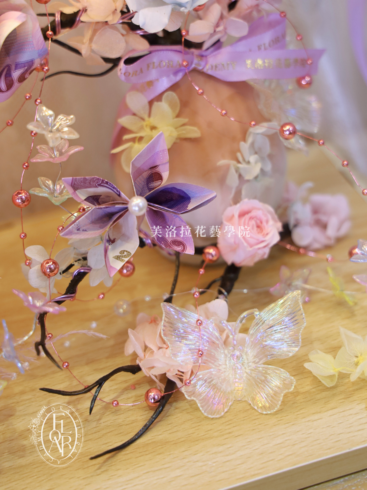 壓克力木盒|《Antiquaire》|永生鈔票花|質感花禮:圖片 8