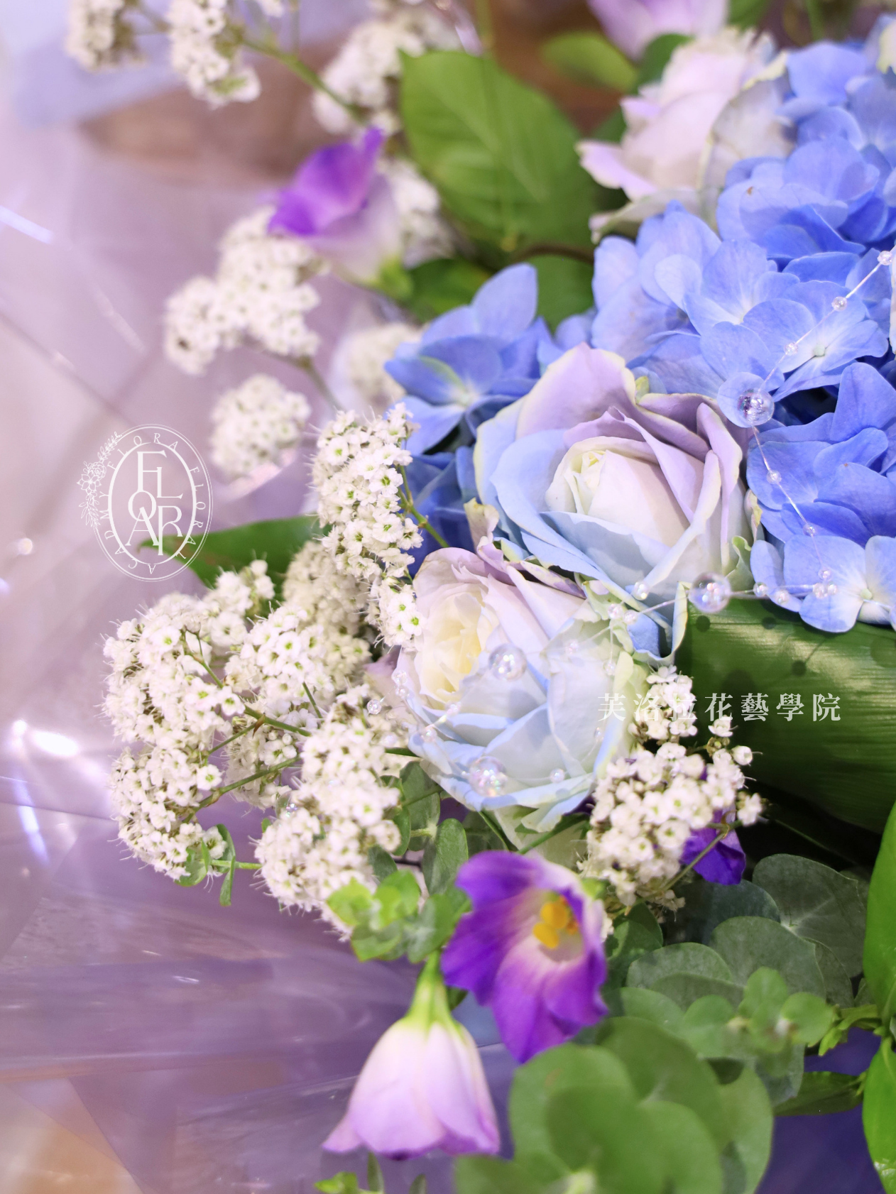 鮮花束|《Reflet》|繡球花|韓系花束:圖片 4