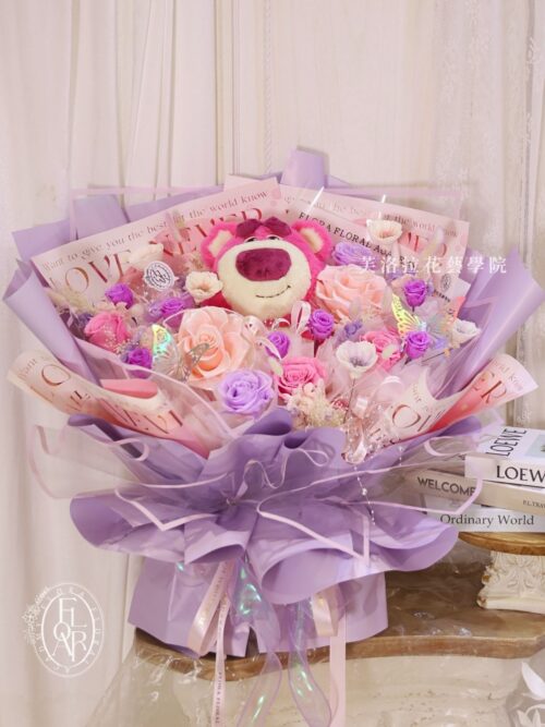 巨型永生花束｜《Lotso’s Wonderland》｜永生花｜客製花禮