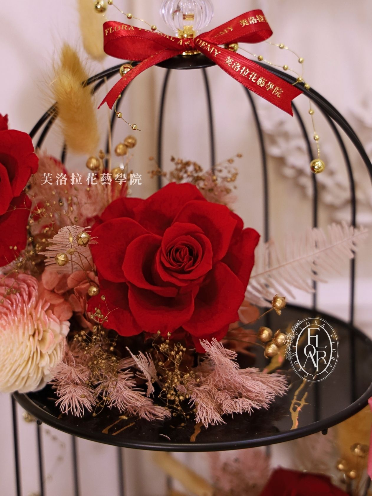 永生花桌花|《The Gilded Gallery》|名片架|高級花禮:圖片 8
