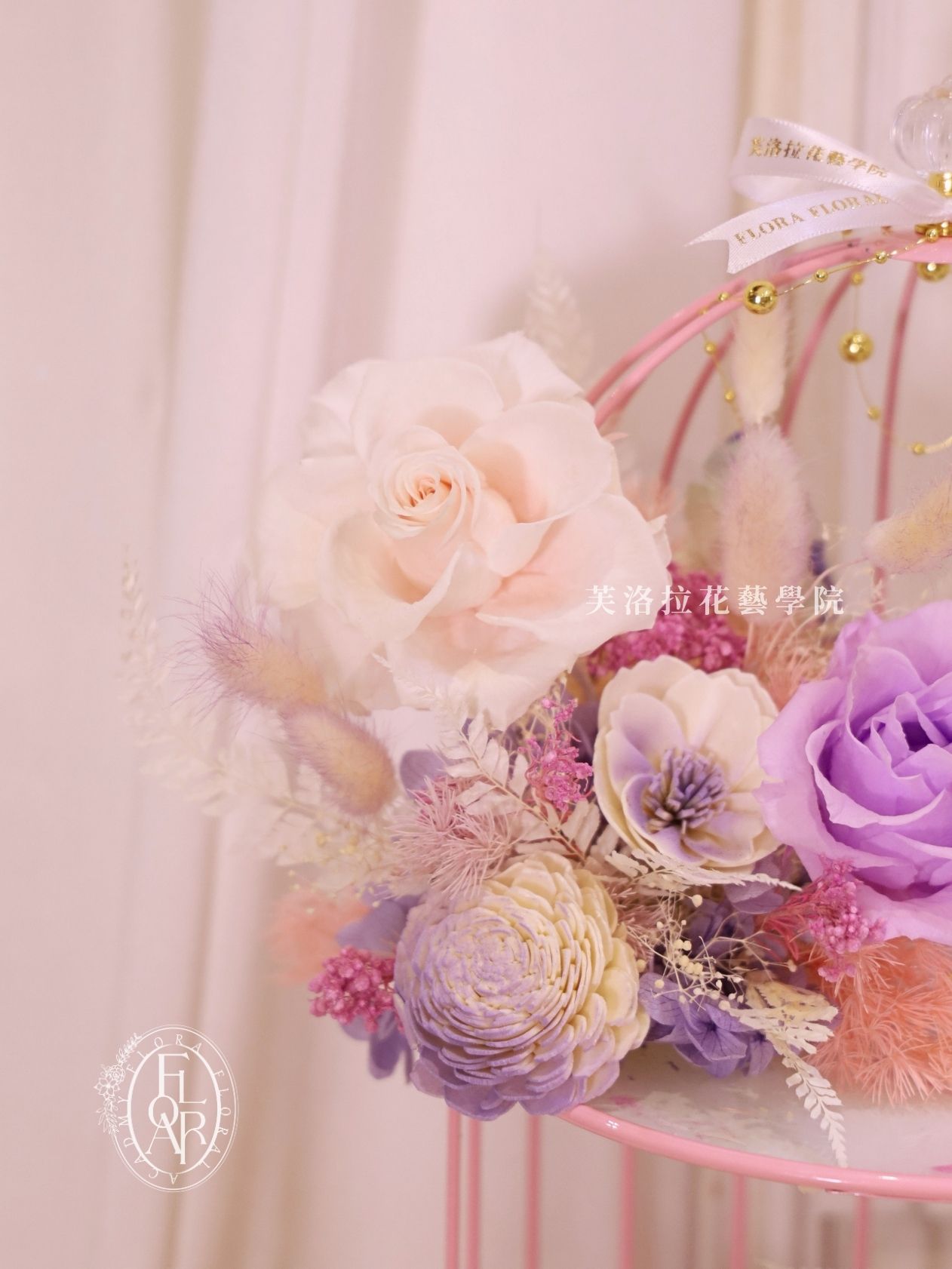 永生花桌花|《The Gilded Gallery》|名片架|高級花禮:圖片 5