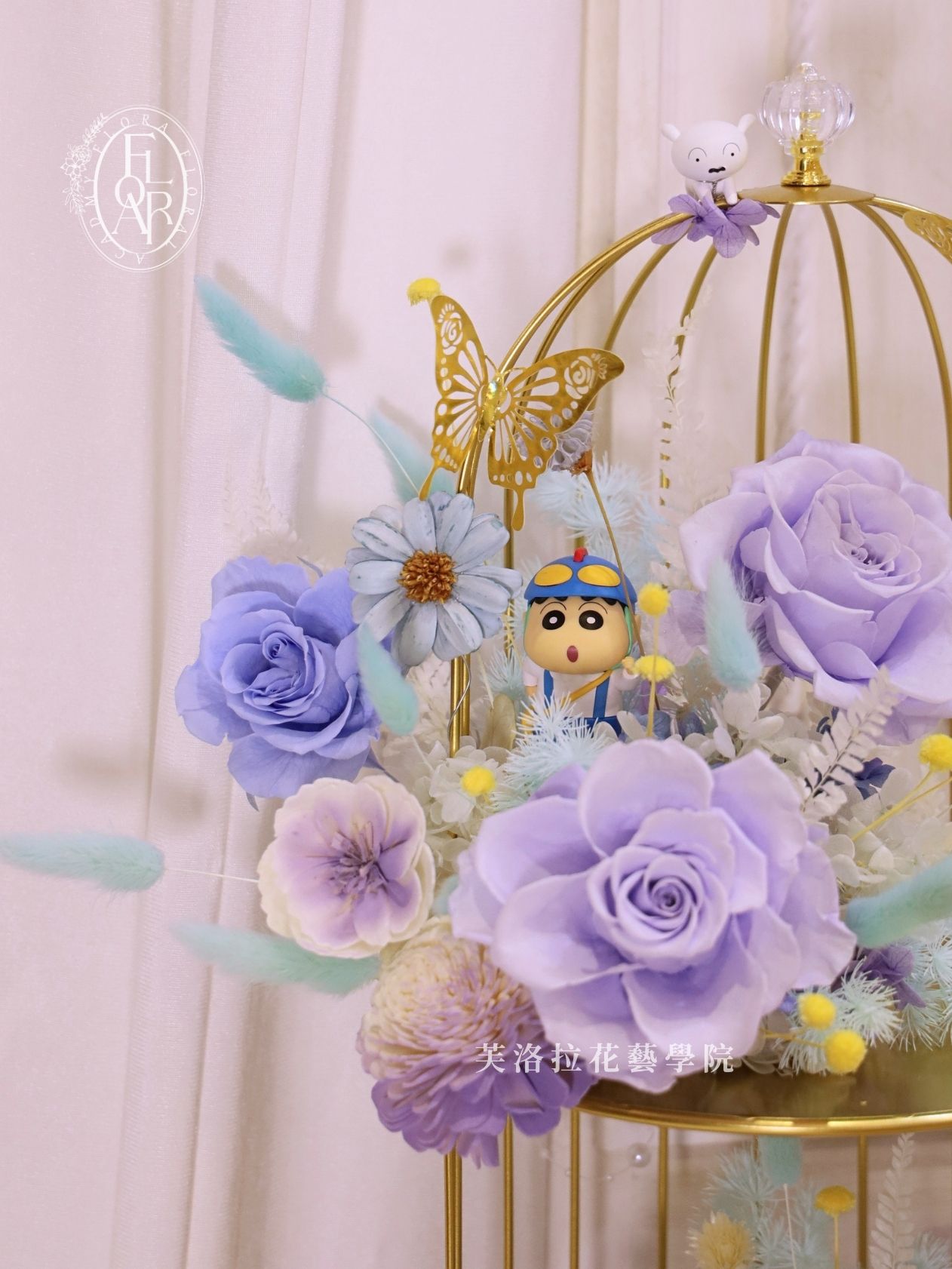永生花桌花|《The Gilded Gallery》|名片架|高級花禮:圖片 12