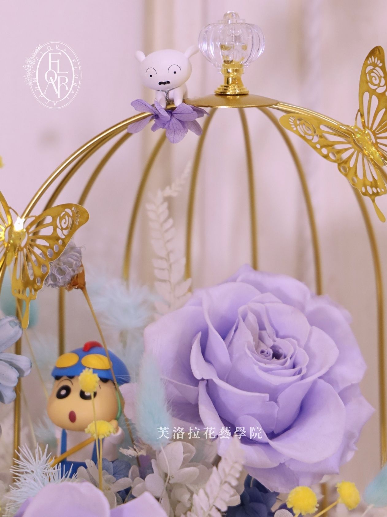 永生花桌花|《The Gilded Gallery》|名片架|高級花禮:圖片 14