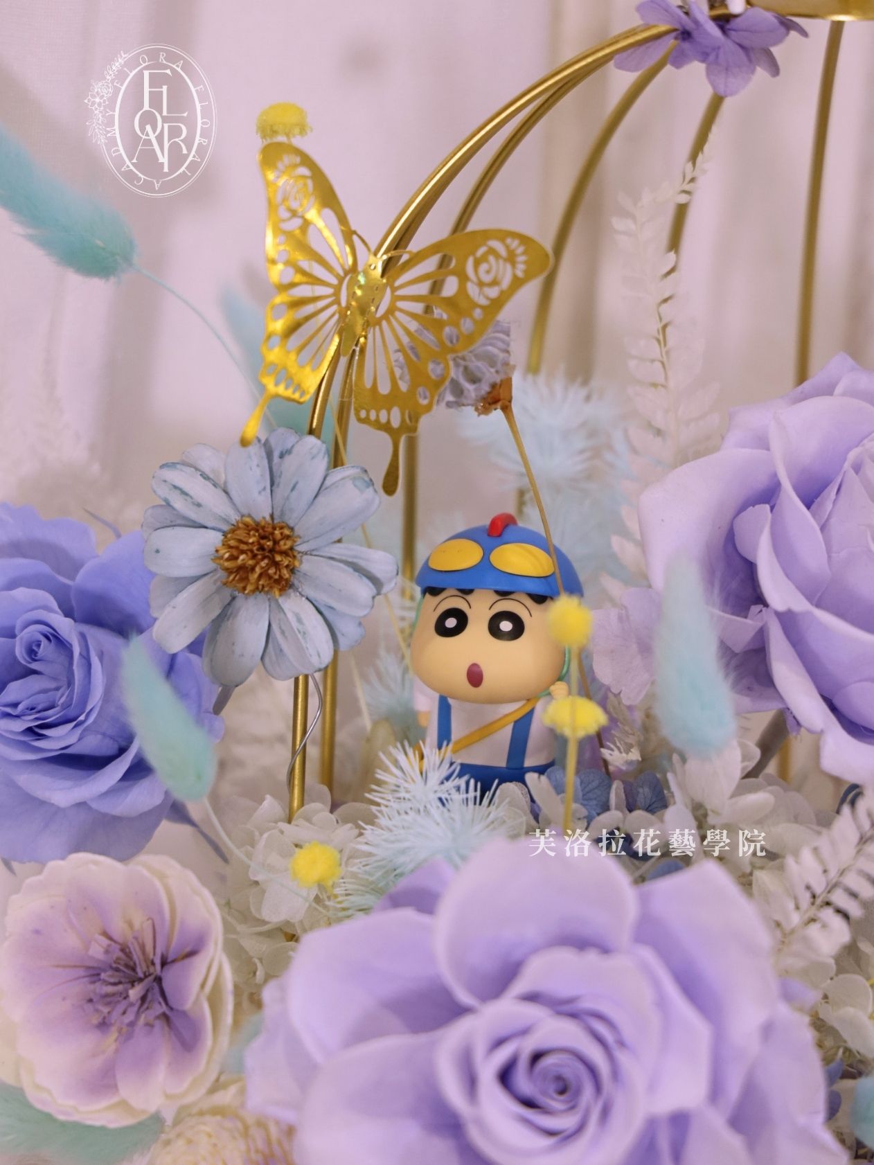 永生花桌花|《The Gilded Gallery》|名片架|高級花禮:圖片 13