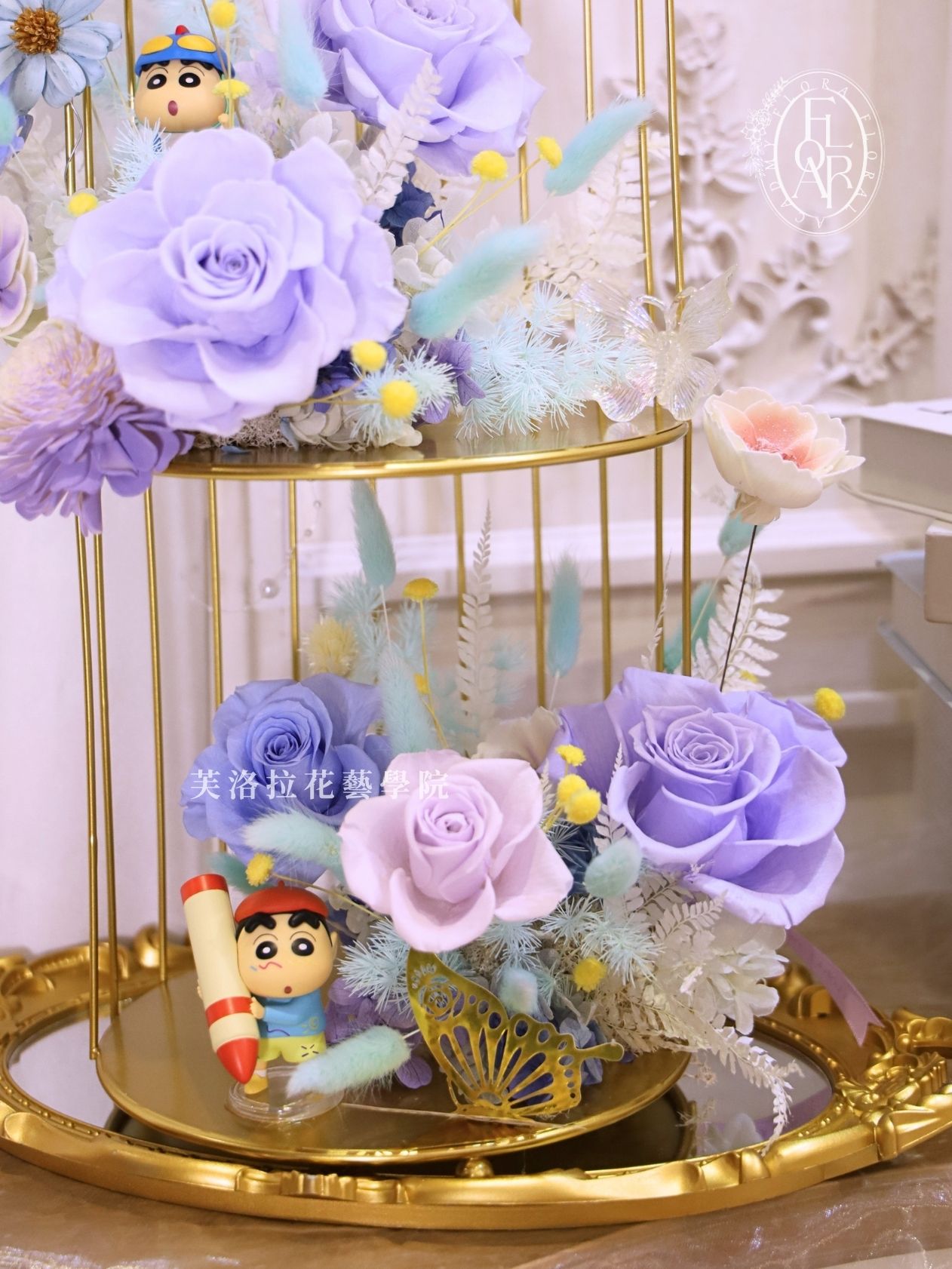 永生花桌花|《The Gilded Gallery》|名片架|高級花禮:圖片 15